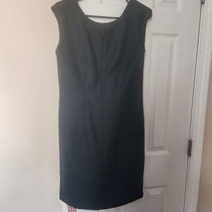 Teal zip back dress size 6